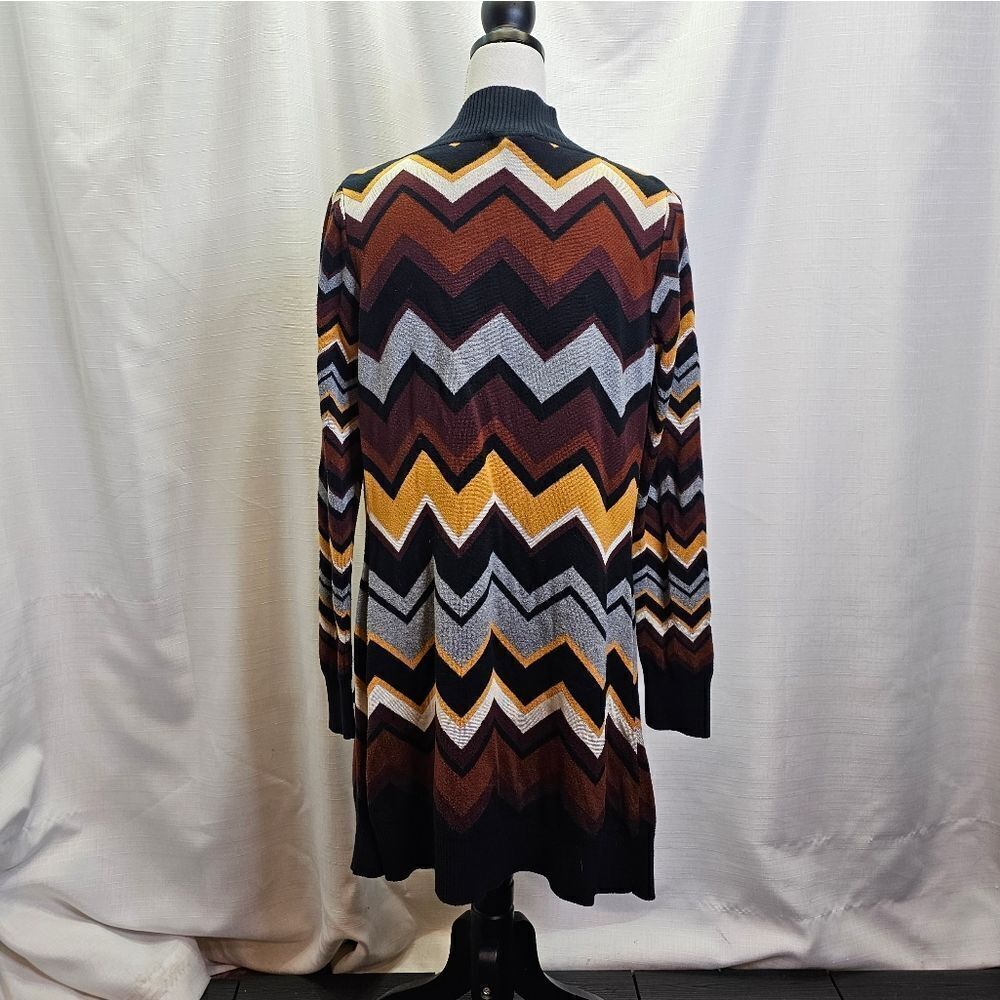 Missoni for Target Zig Zag Chevron Long Tunic Cardigan Sweater Size Medium - Picture 8 of 11